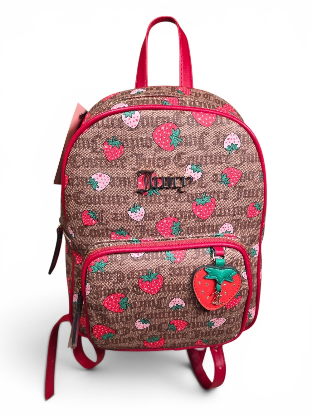 Kids Juicy Couture Strawberry Print Backpack NWT! - Picture 6 of 8